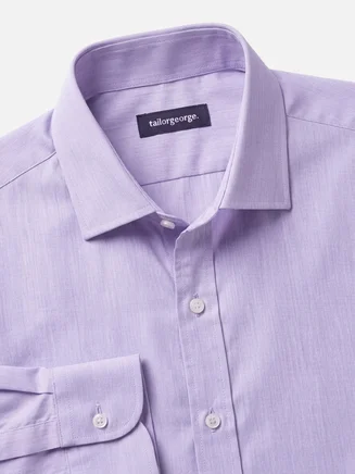 Chemise en fil-à-fil facile à repasser